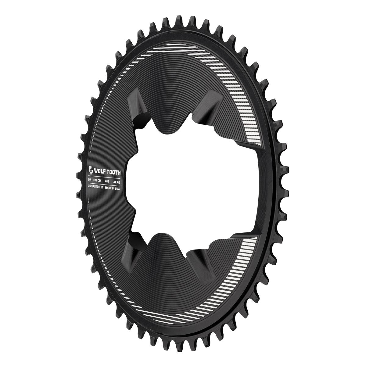 Shimano 9200 Aero 1 X Drop Stop Chainring 110 X 4 Bcd Shimano Hg+