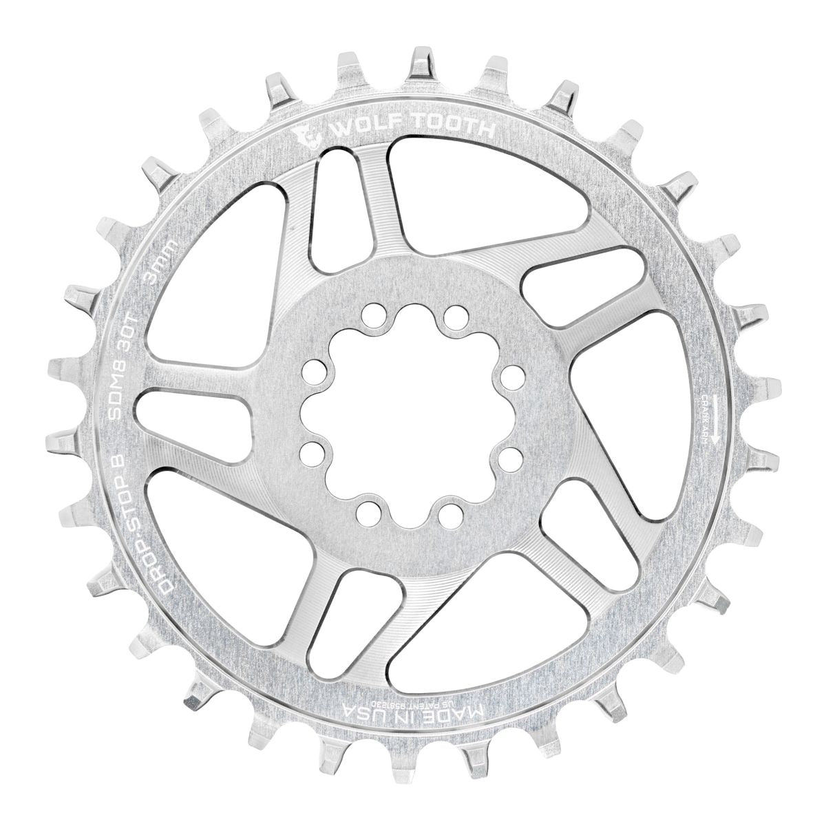 Sram Dm Mtb 8 Bolt Drop Stop B Chainring Boost