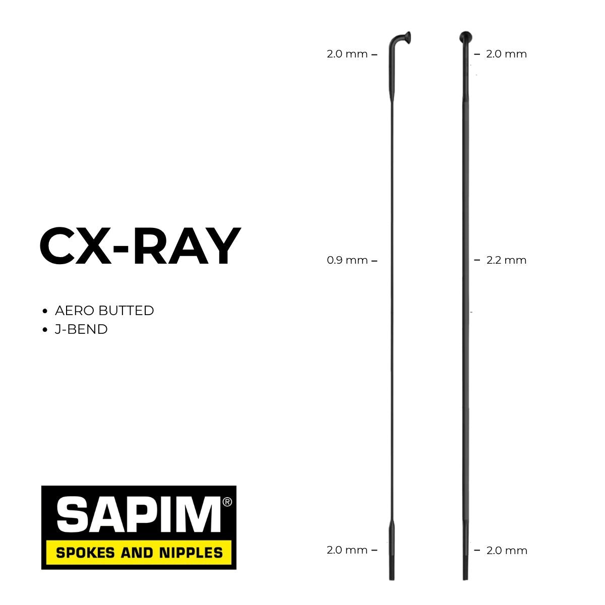 Sapim Cx Ray Spokes