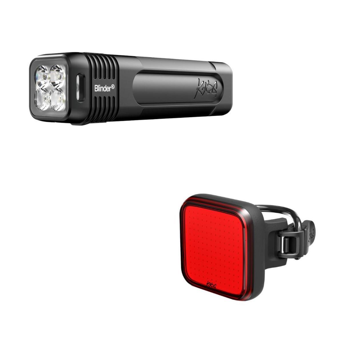 Knog Blinder 1000 + Blinder Square Bike Lightset