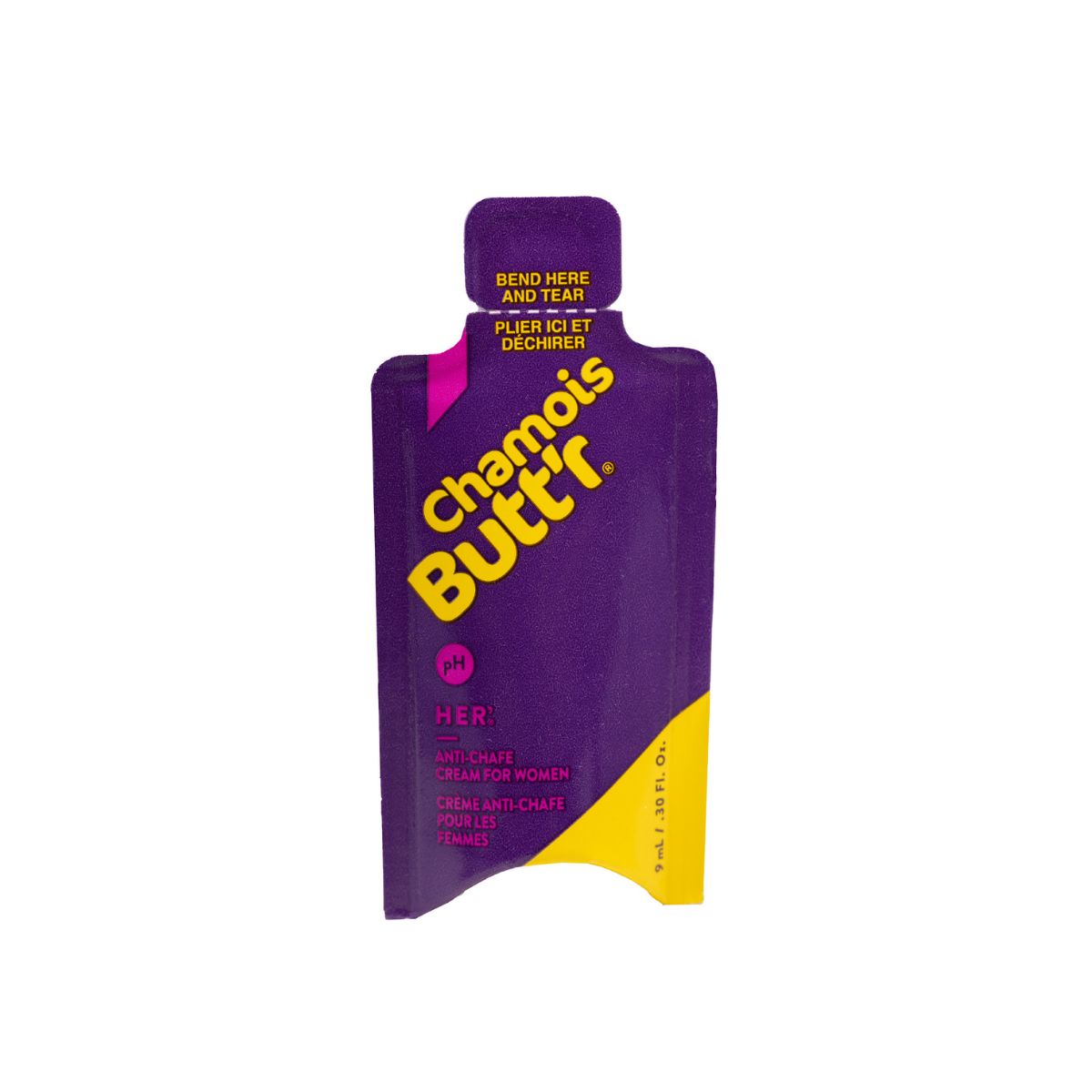 Chamois Butt'r Her' Anti Chafe Cream 10 Pack Box (9 Ml Singles)