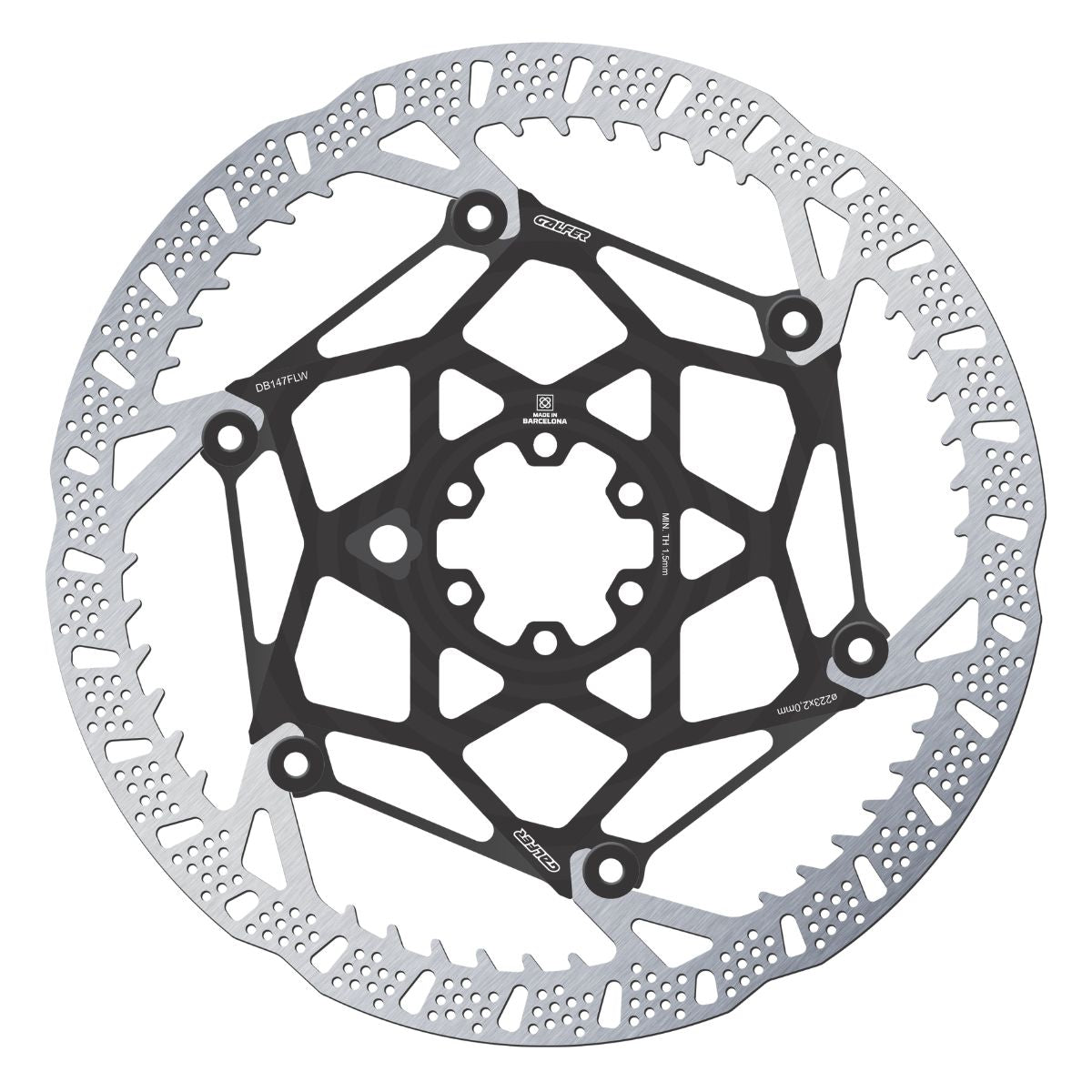 Galfer Mtb Shark Evo Disc Rotor 6 Bolt 2 Mm