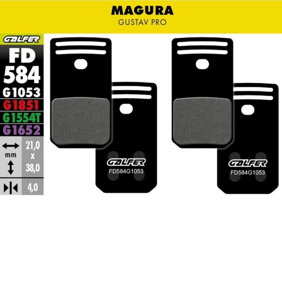 Galfer Brake Pads Magura Gustav