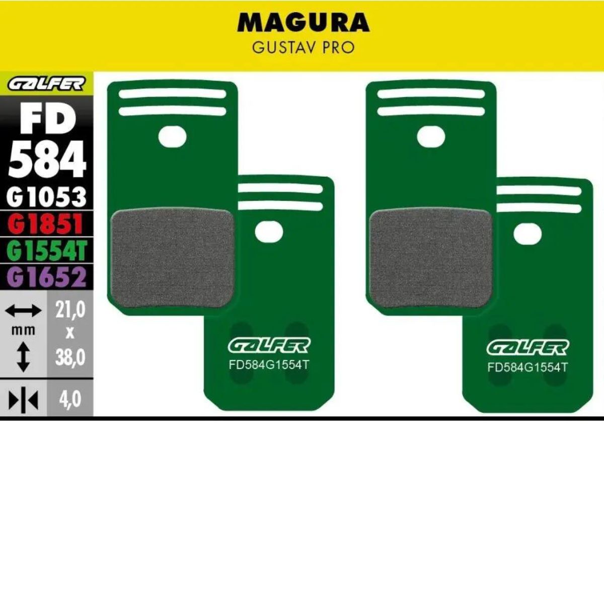 Galfer Brake Pads Magura Gustav