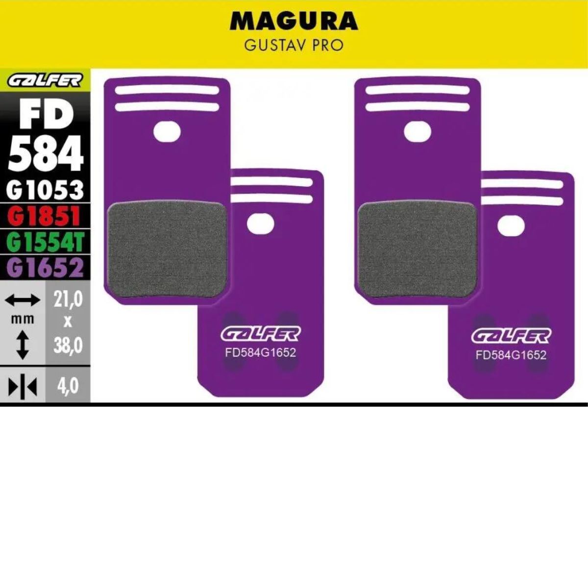 Galfer Brake Pads Magura Gustav