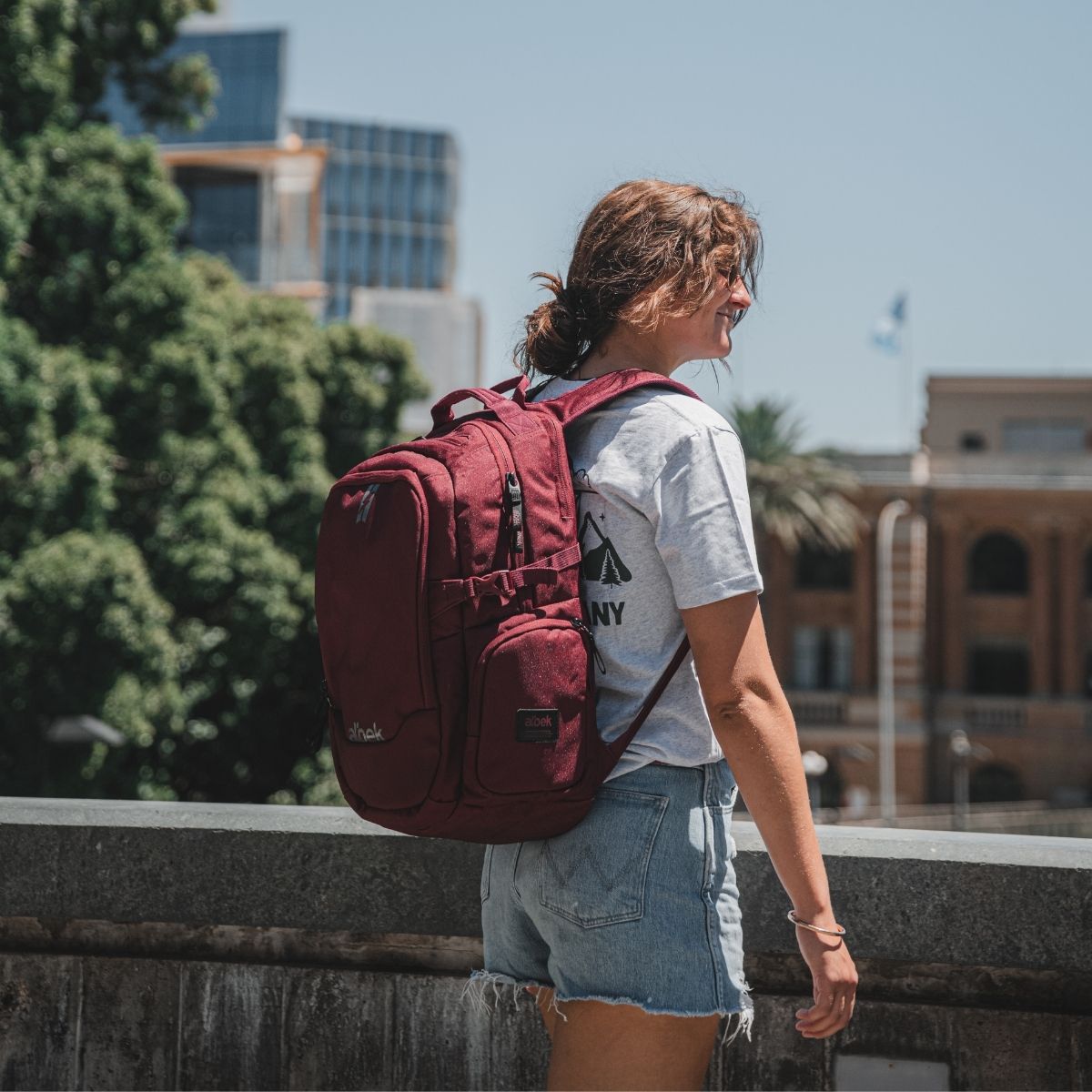 Albek Dudley Backpack Burgundy