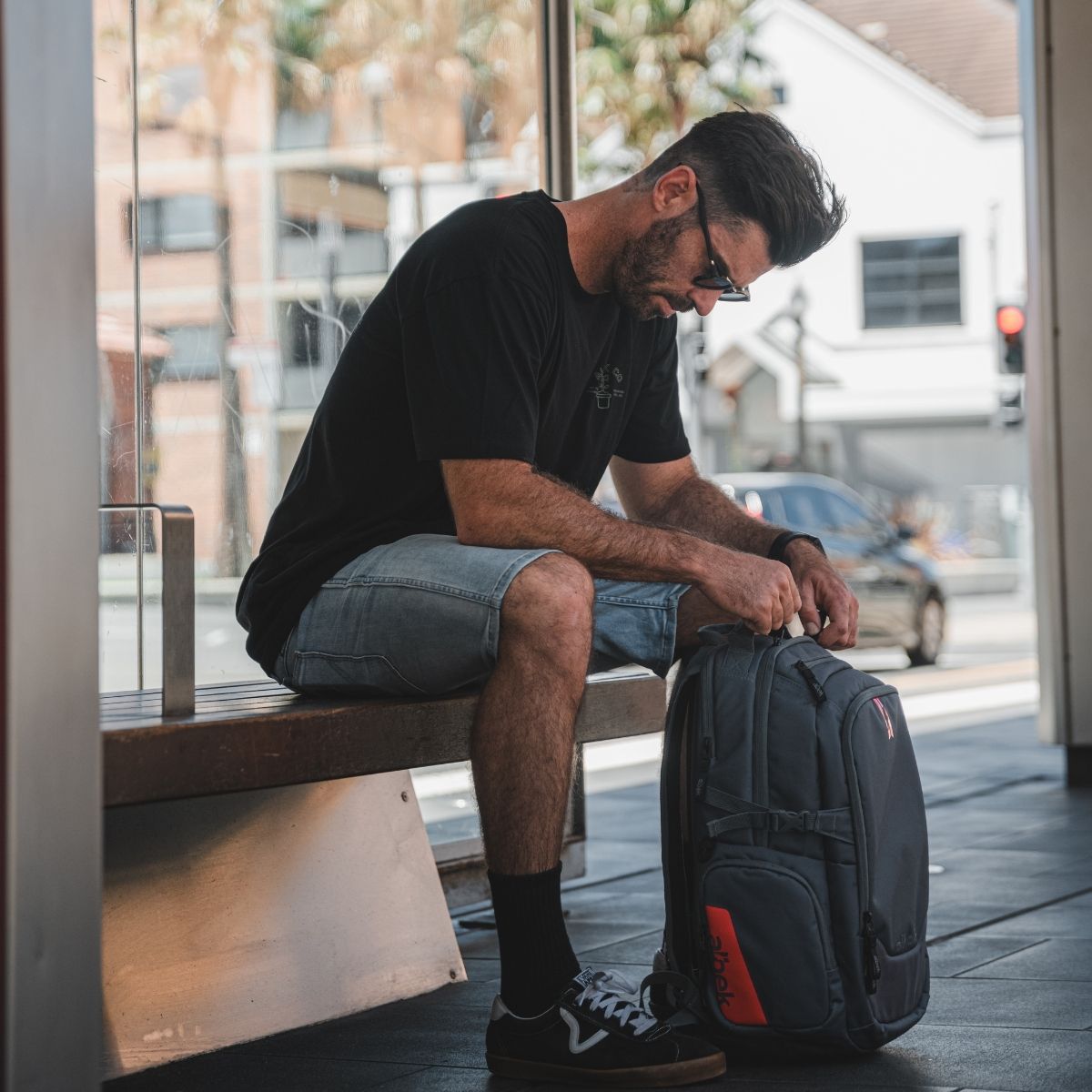 Albek Dudley Backpack Steel Grey
