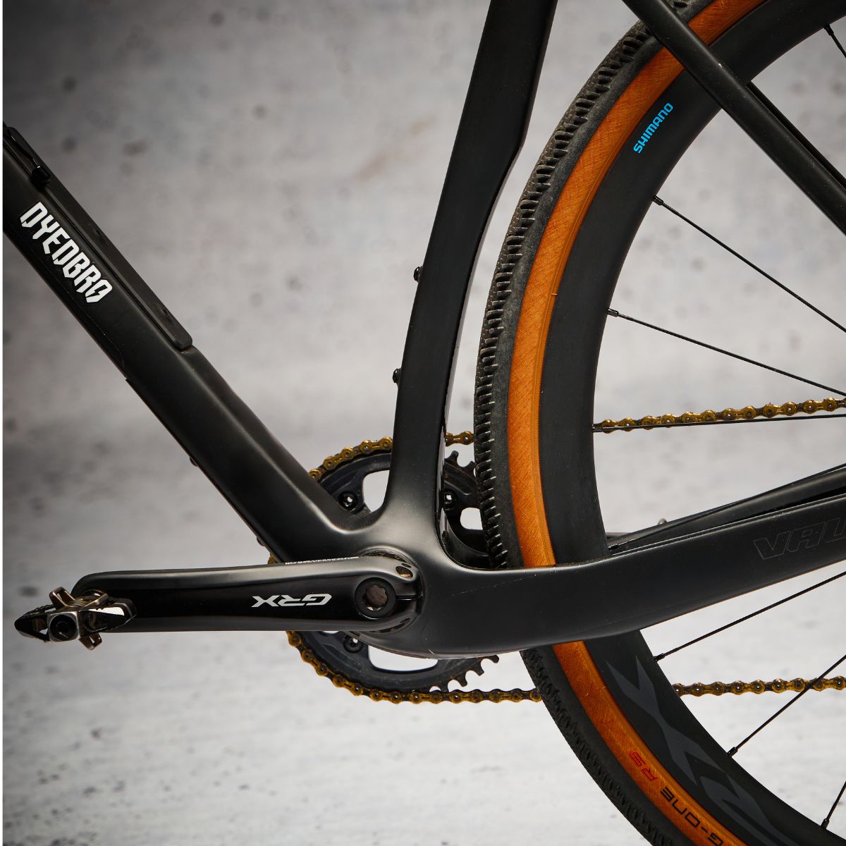 Dyedbro Evo Gravel Bike Frame Protection Clear Matte