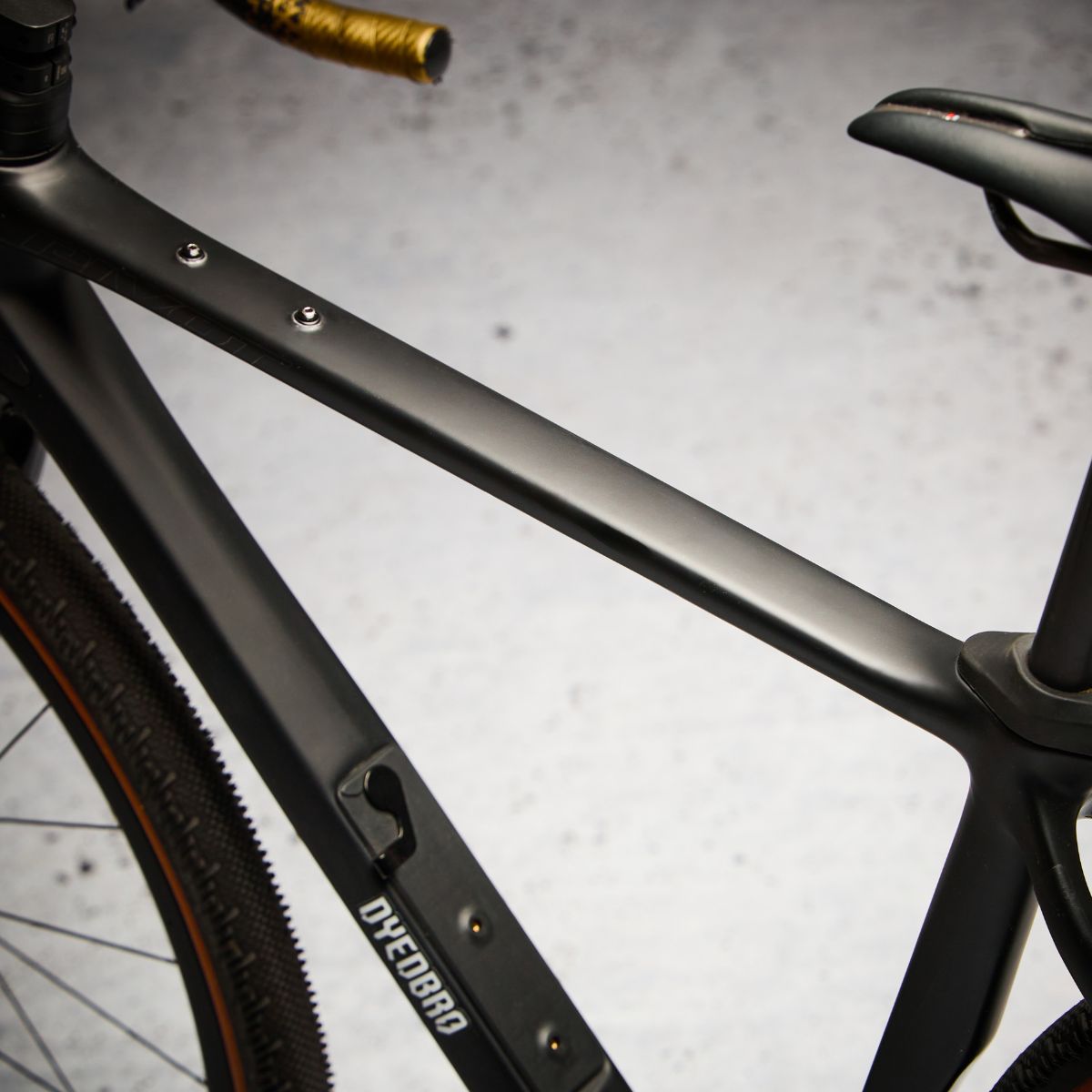 Dyedbro Evo Gravel Bike Frame Protection Clear Matte