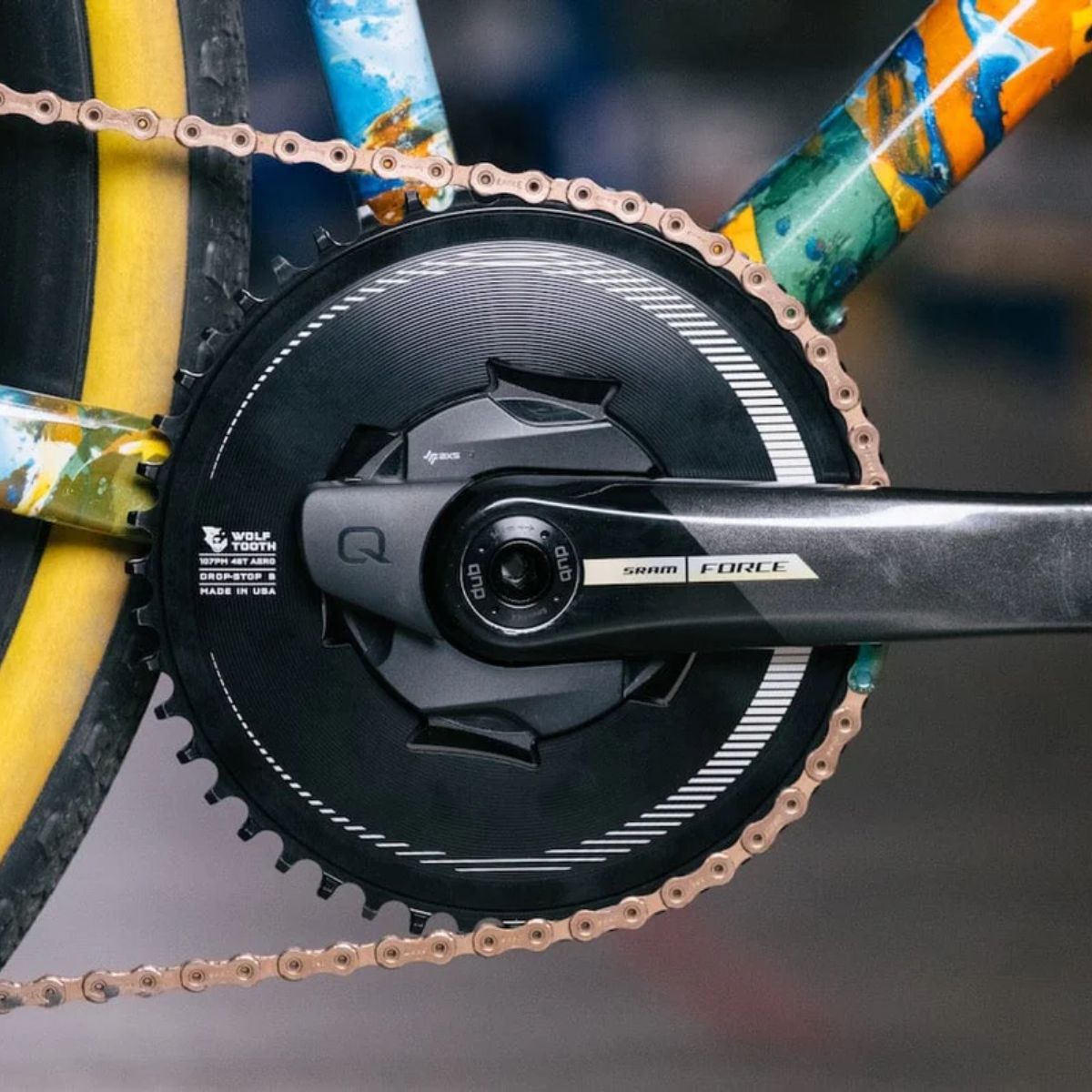 SRAM 107 BCD AERO DROP-STOP B CHAINRING