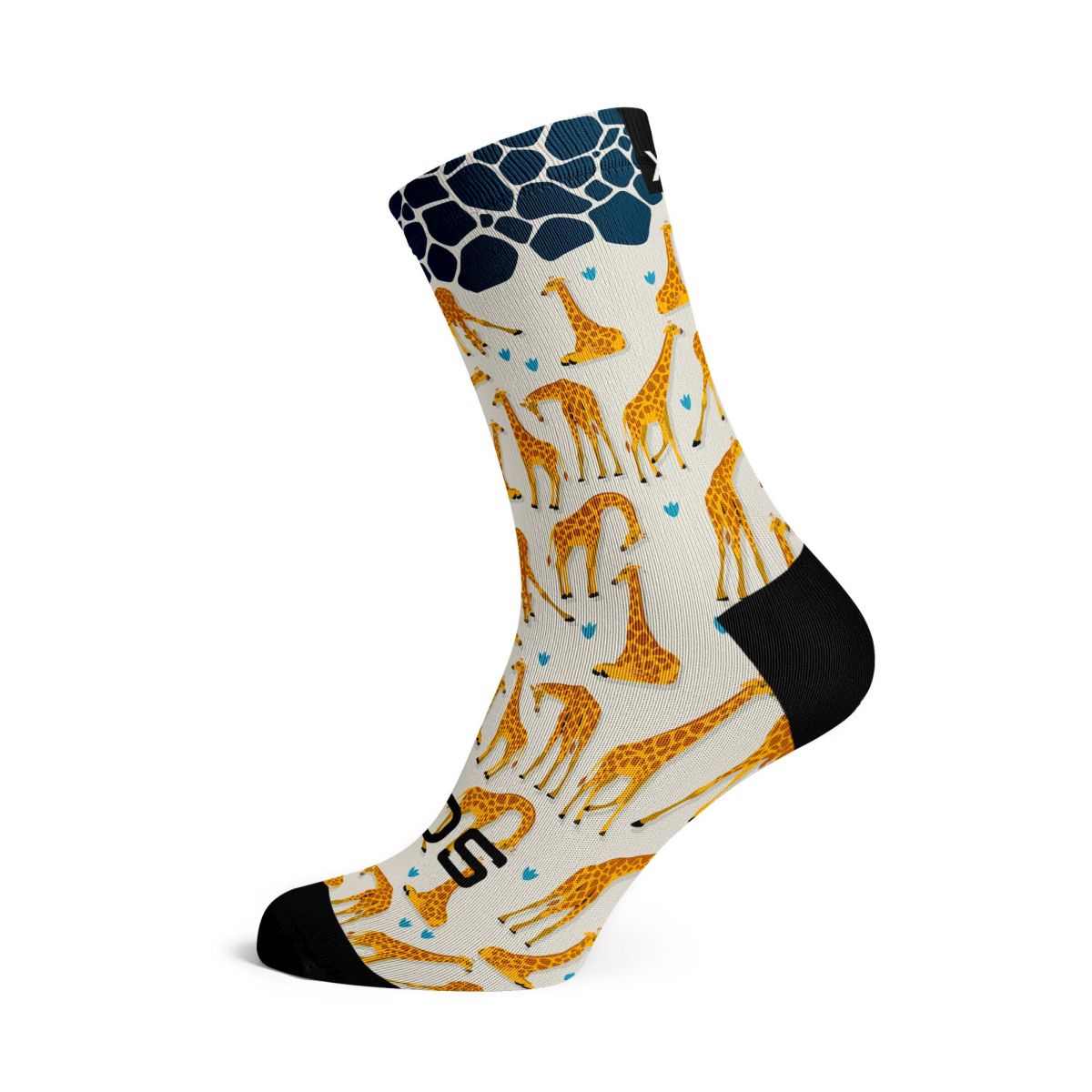 SOX FOOTWEAR - GIRAFFE CREW SOCKS