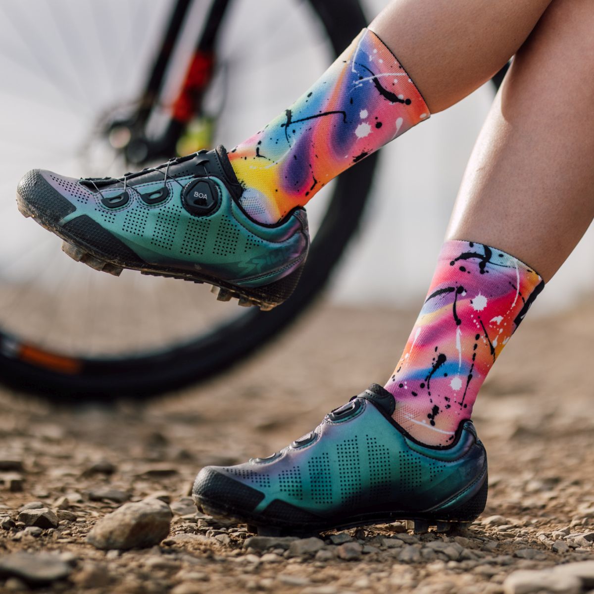 SOX FOOTWEAR - HOLOGRAPHIC CREW SOCKS