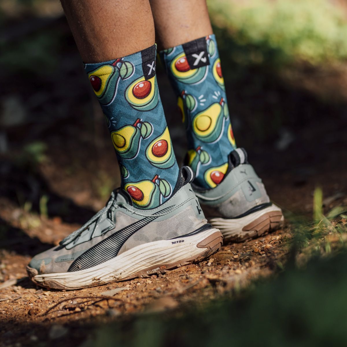 SOX FOOTWEAR - AVOCADO CREW SOCKS