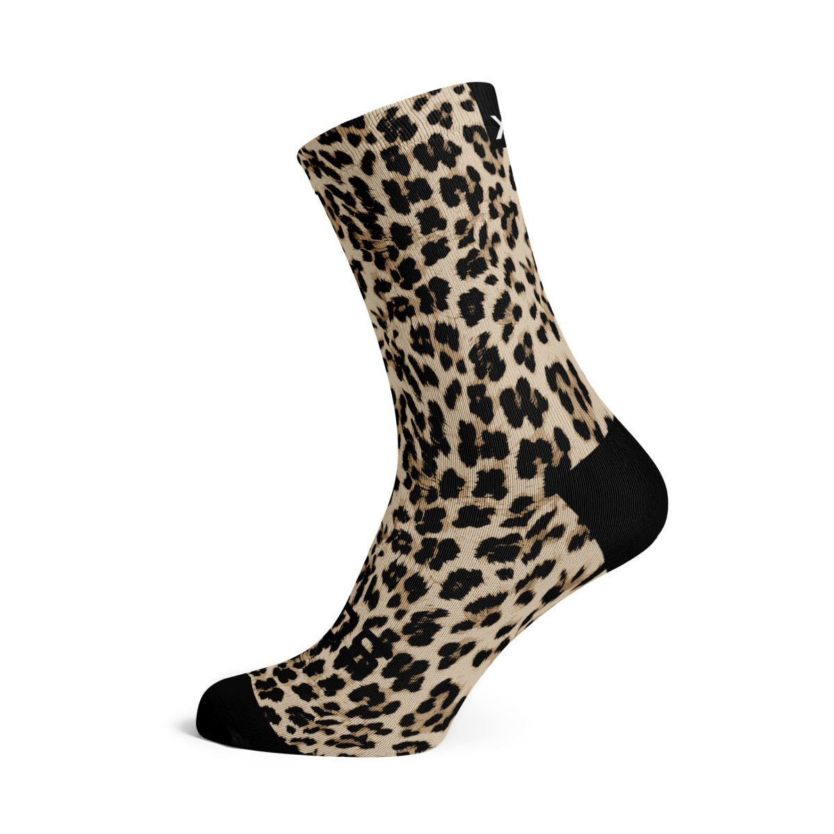 SOX FOOTWEAR - GOLDEN LEOPARD CREW SOCKS