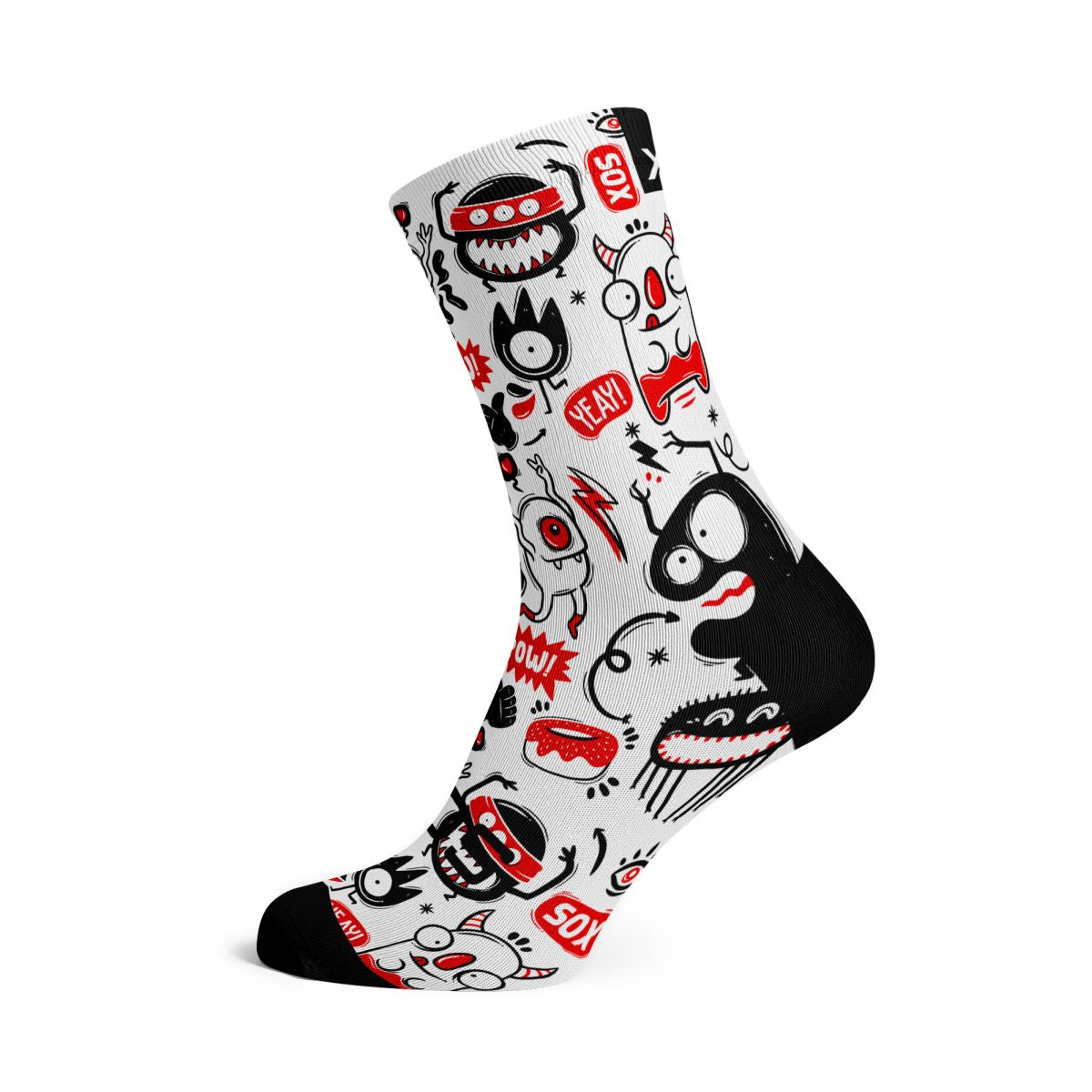 SOX FOOTWEAR - MONSTER CREW SOCKS