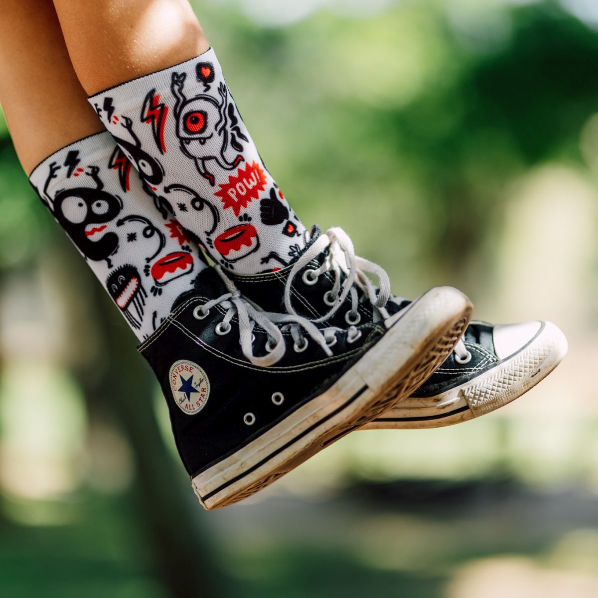 SOX FOOTWEAR - MONSTER CREW SOCKS