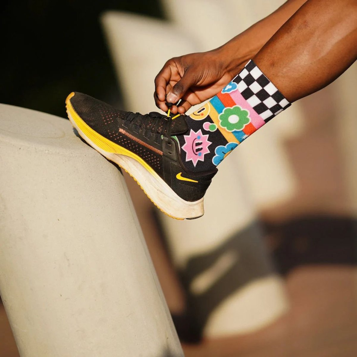 SOX FOOTWEAR - STICKER CREW SOCKS