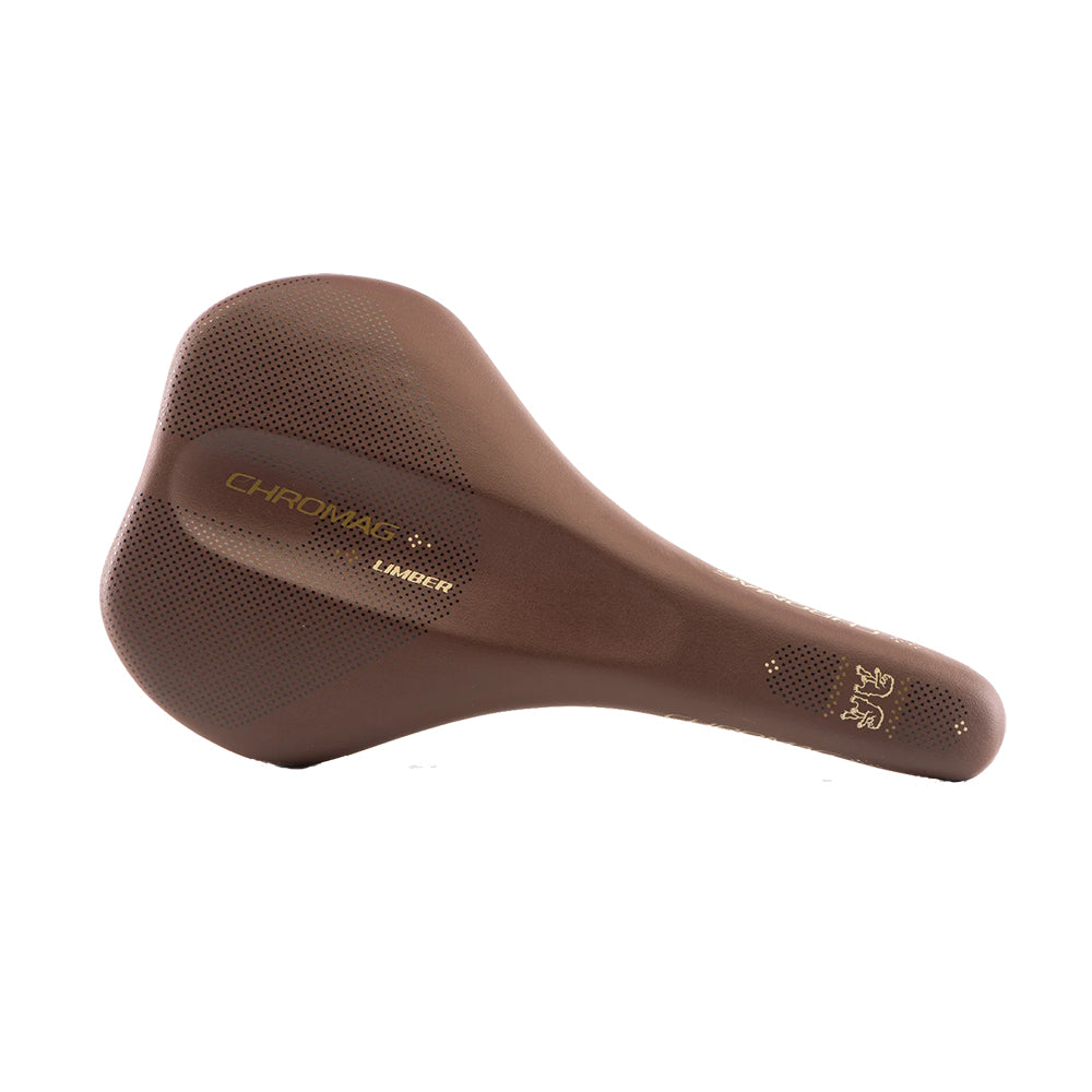 Chromag Limber saddle Chocolate top view