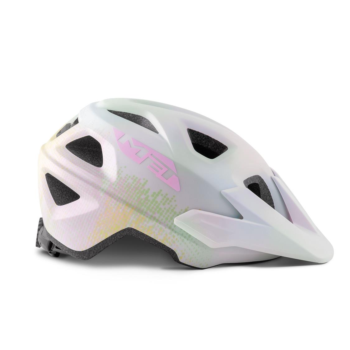 MET Youth Eldar Helmet Iridescent White 2