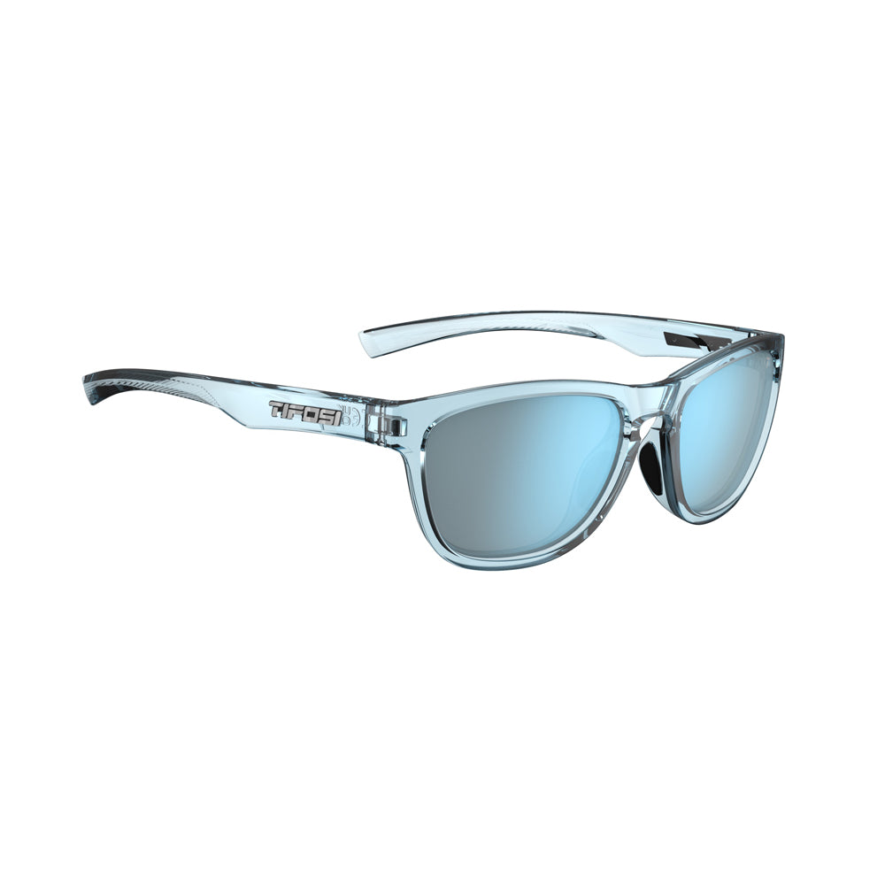 Tifosi Swank S Sunglasses Blue Horizon with Smoke Bright Blue Mirror Lens
