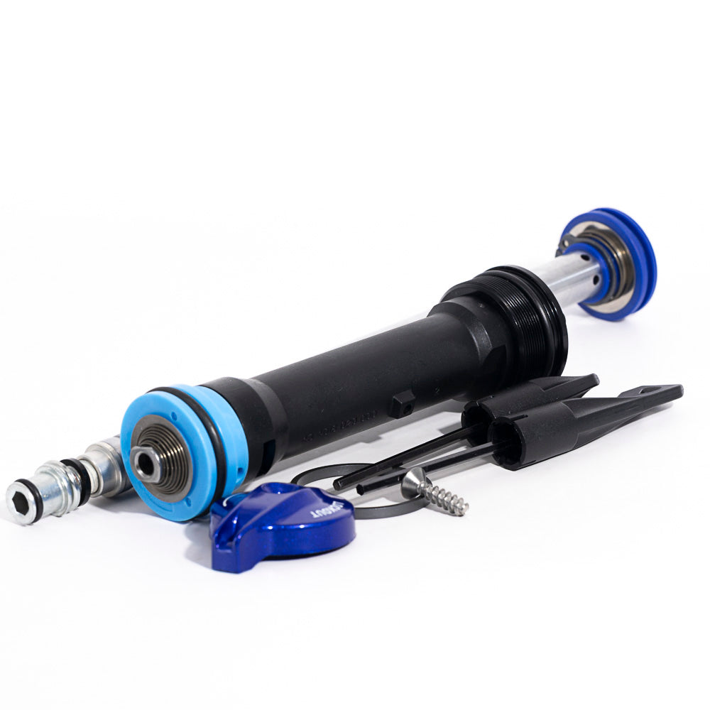 RockShox Fork Damper Assembly - Crown Turn Key 80mm - 150mm (Thread 0.8mm) (Right Side Internals) - Recon Silver TK C1+ (2017 - 2021) / Recon TK A1+ 2018+