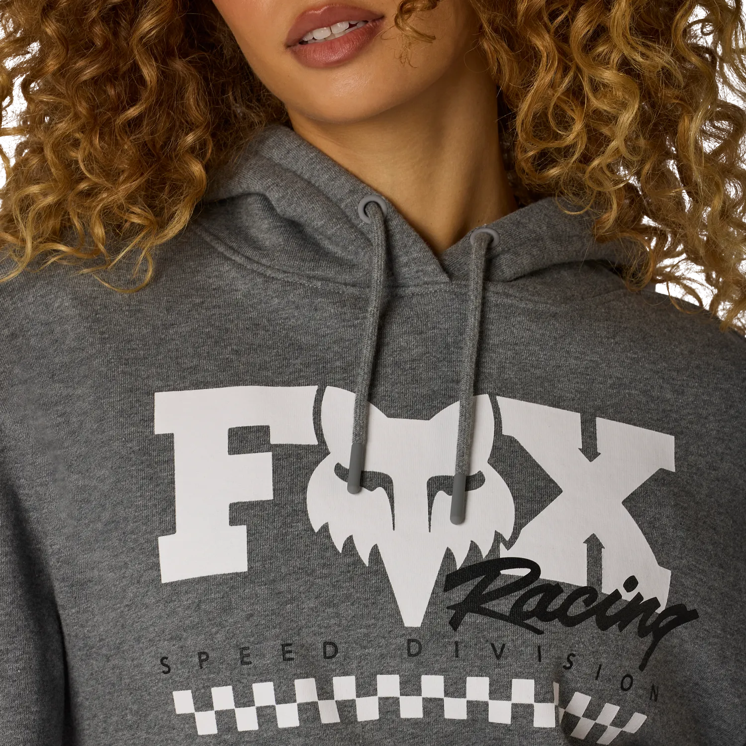 FOX Women’s Checker Fleece Pullover Hoodie