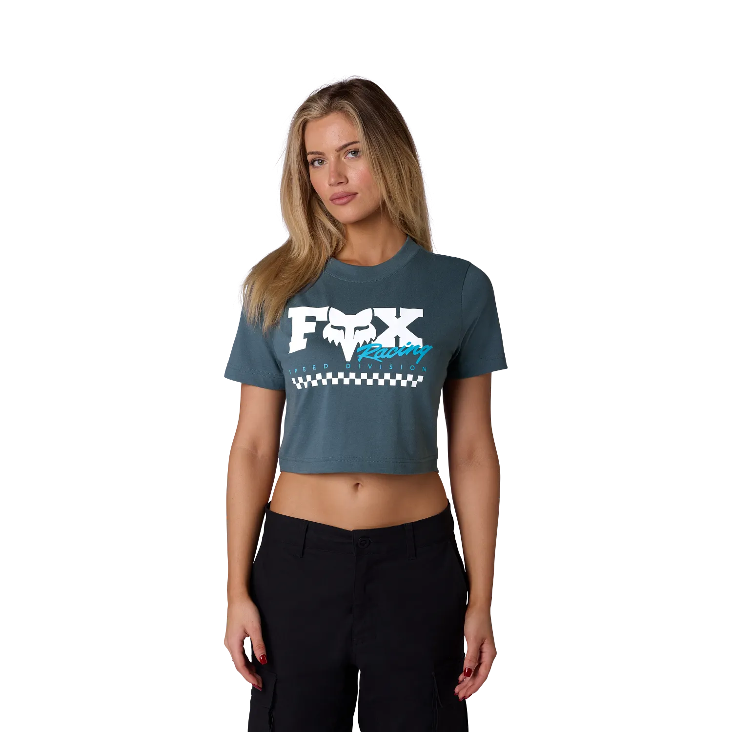 Fox Womens Checker SS Baby Tee