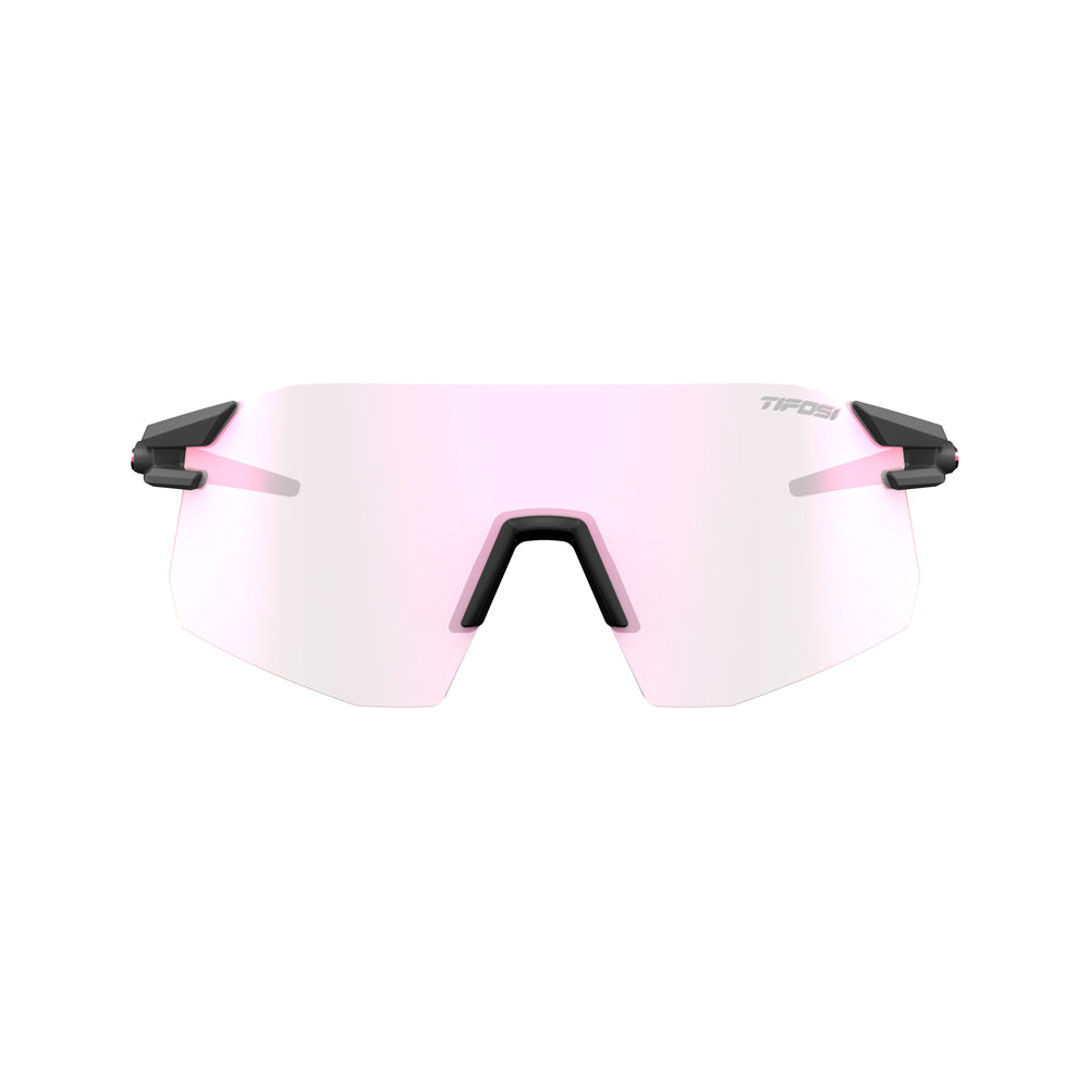 Tifosi Moab XC Sunglasses Matte Gunmetal with Clarion Pink Fototec Lens
