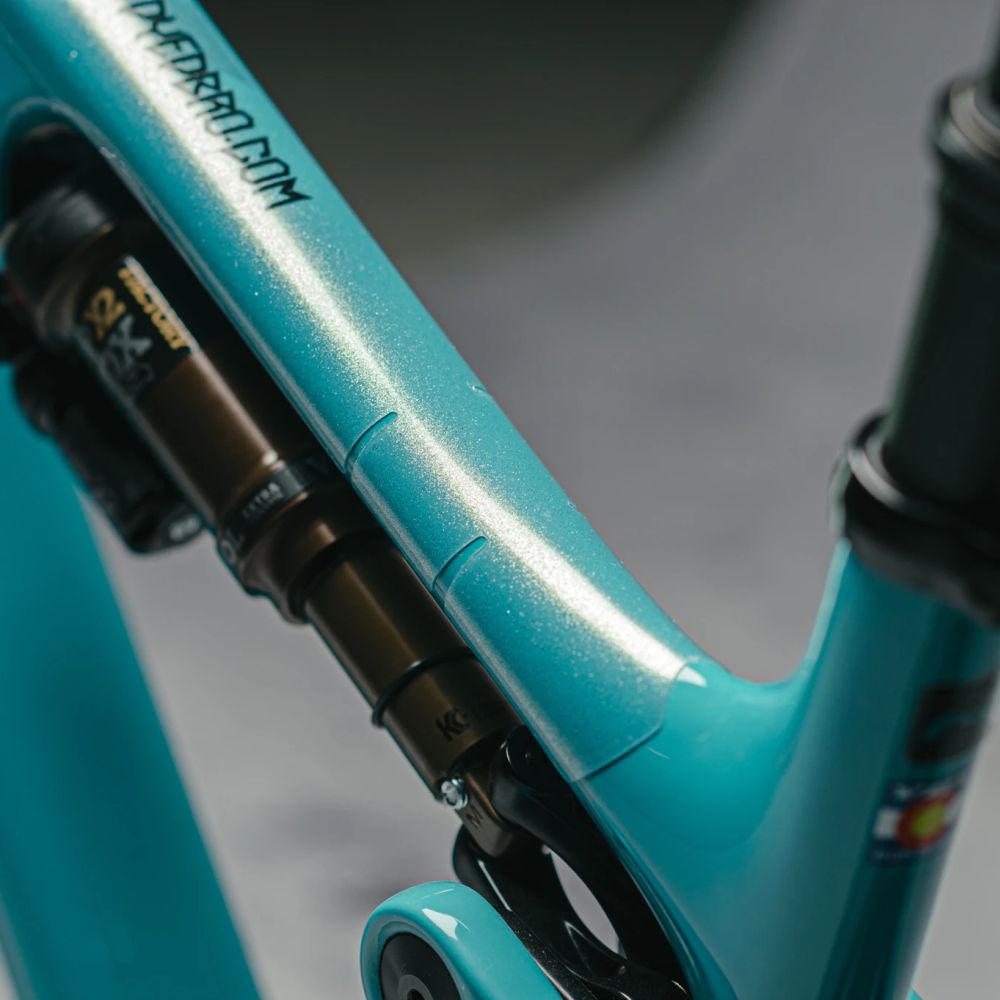 Dyedbro Mtb Frame Protection Clear Glitter