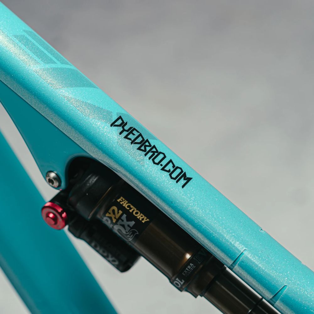 Dyedbro Mtb Frame Protection Clear Glitter