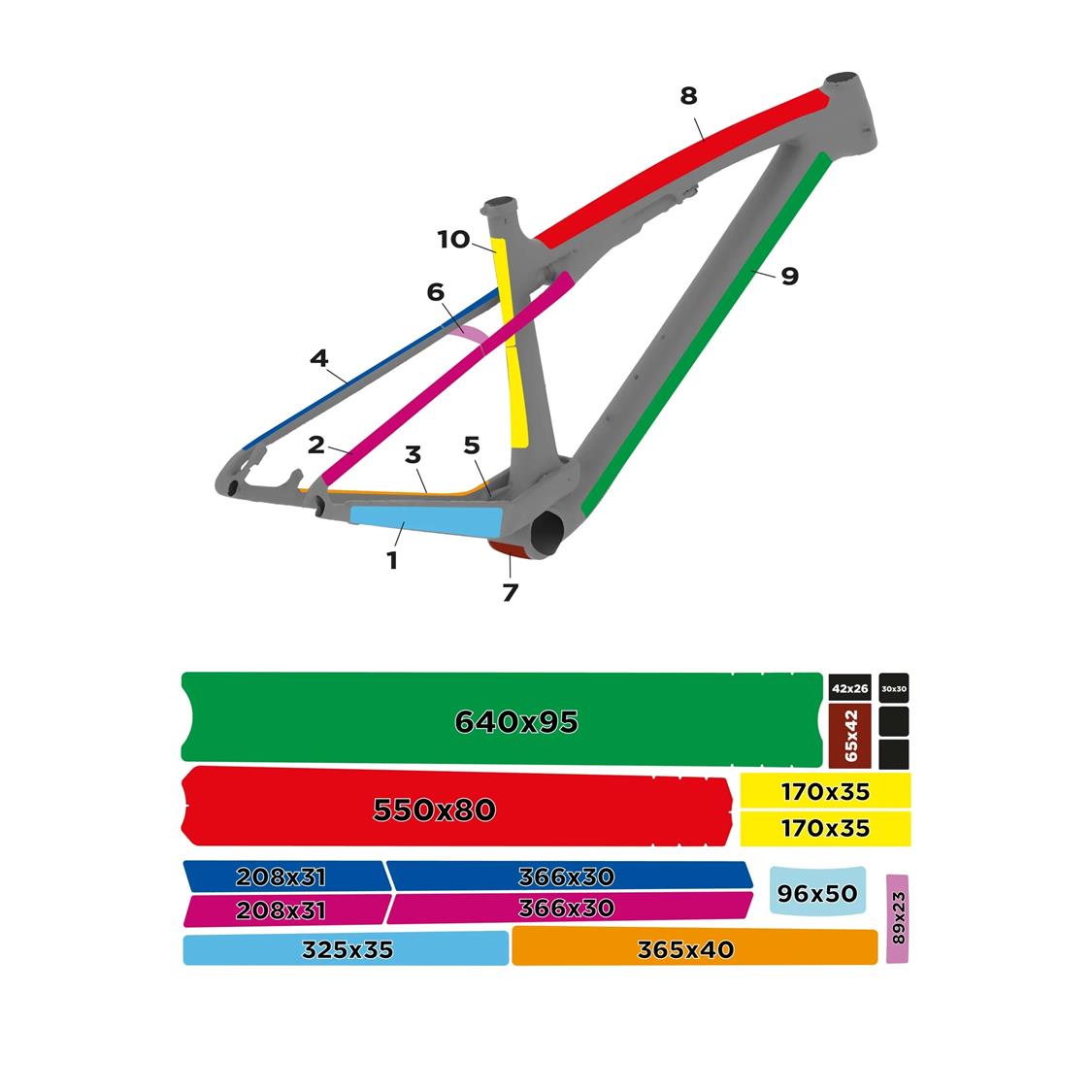 Slicy Universal Frame Protection X-Country Hardtai