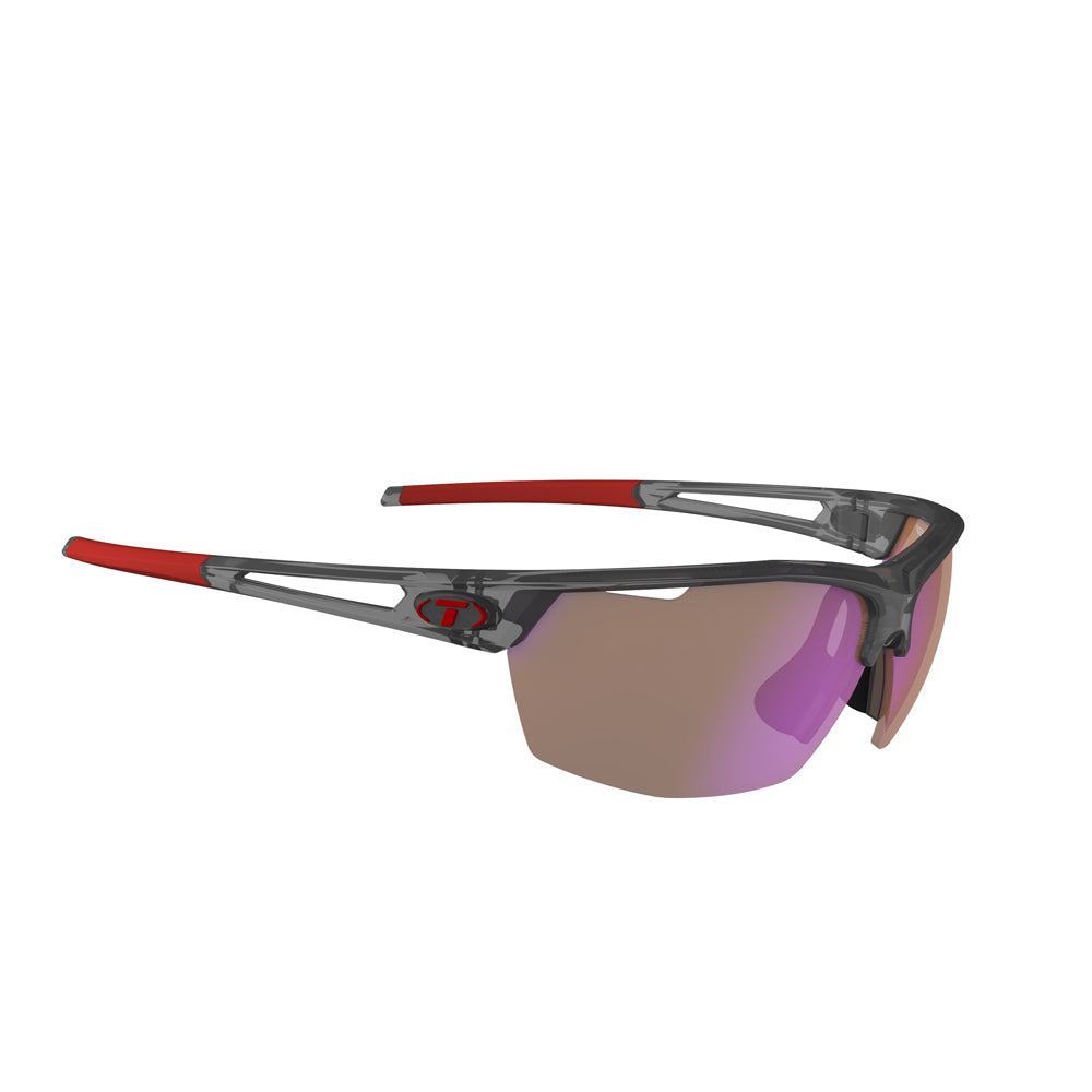 Tifosi Navar Sunglasses Satin Vapor with AC Red Lens
