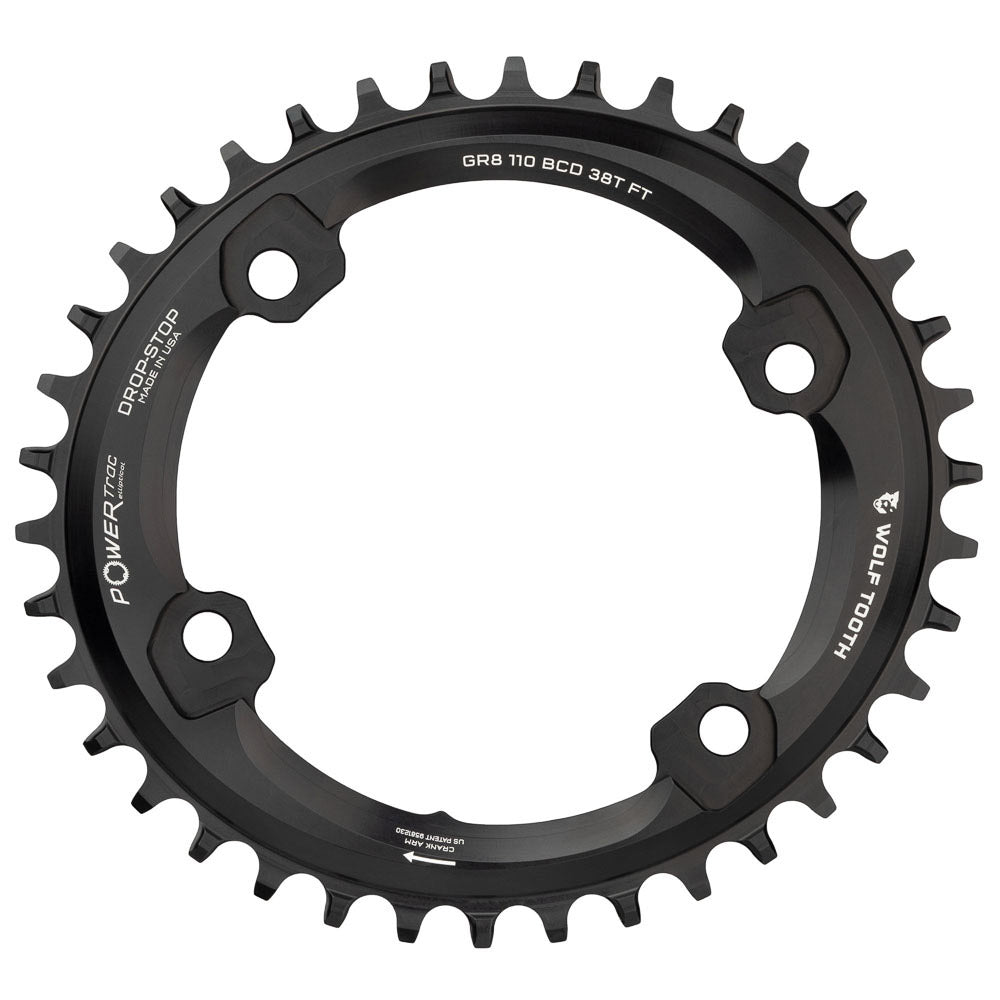 Shimano Grx 1 X Oval Drop Stop B Chainring 110 X 4 Bcd