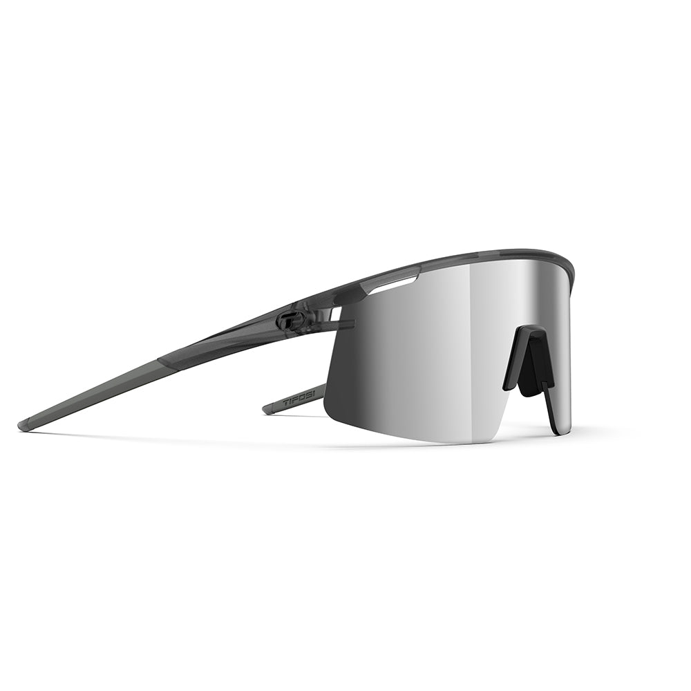 Tifosi Moab Lite Sunglasses Satin Vapor with Silver Mirror AC Red and Clear Lens
