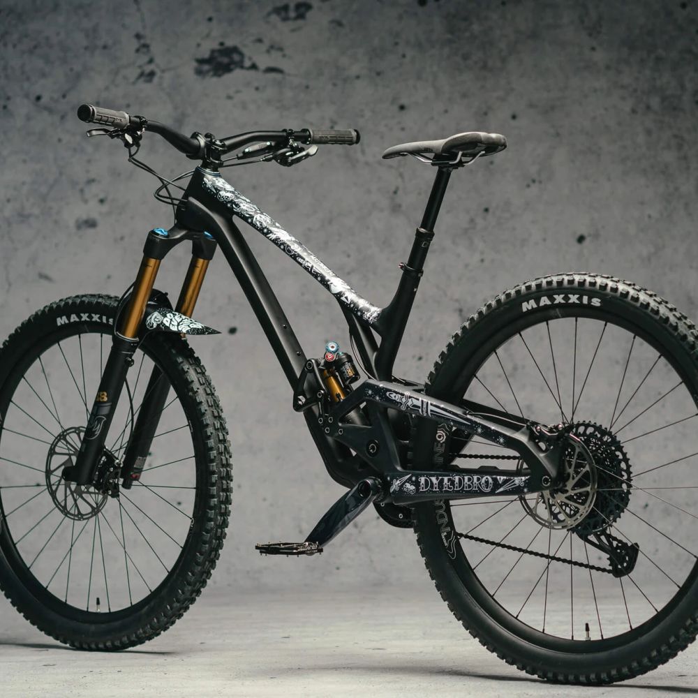 Dyedbro Mtb Frame Protection Old School Tattoo