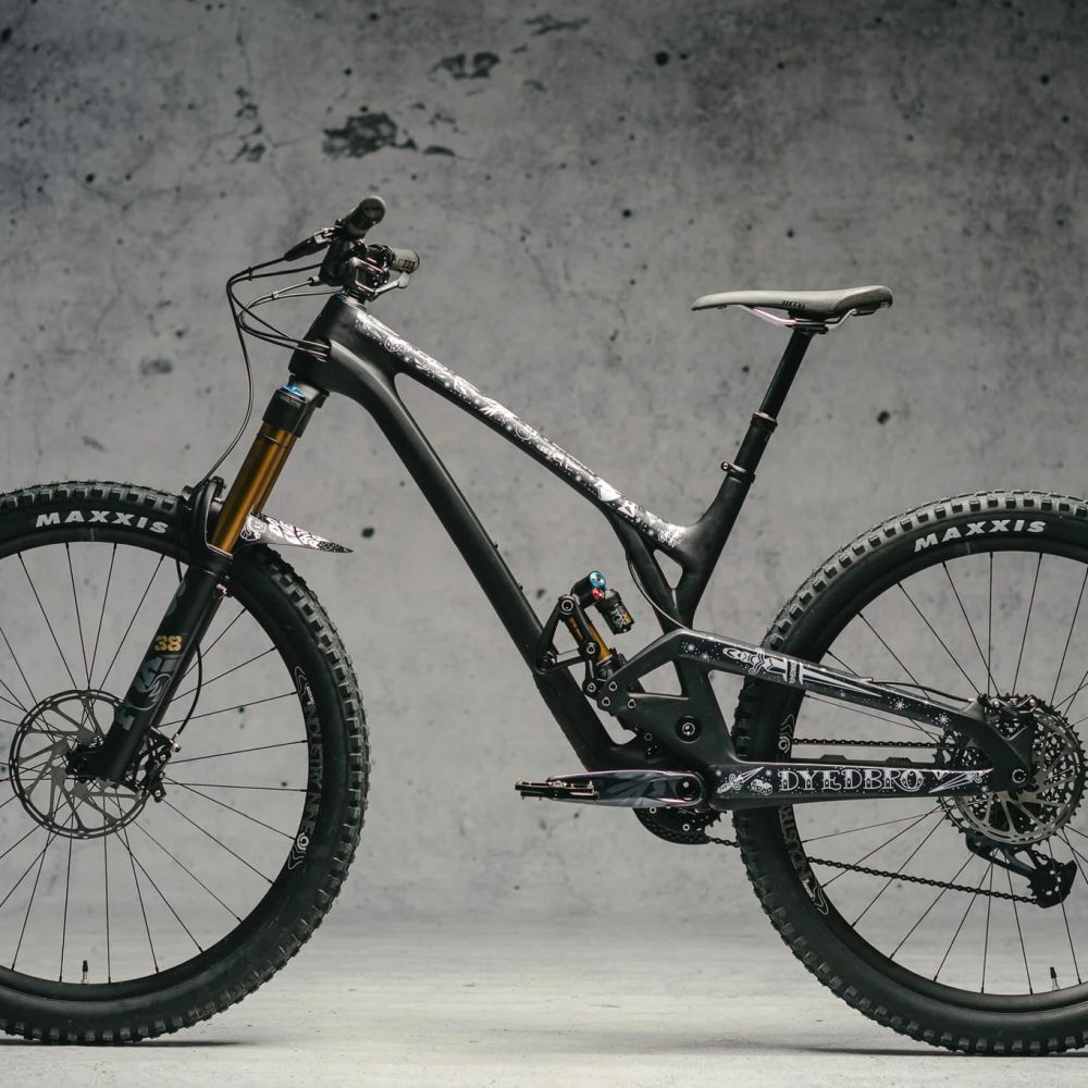 Dyedbro Mtb Frame Protection Old School Tattoo
