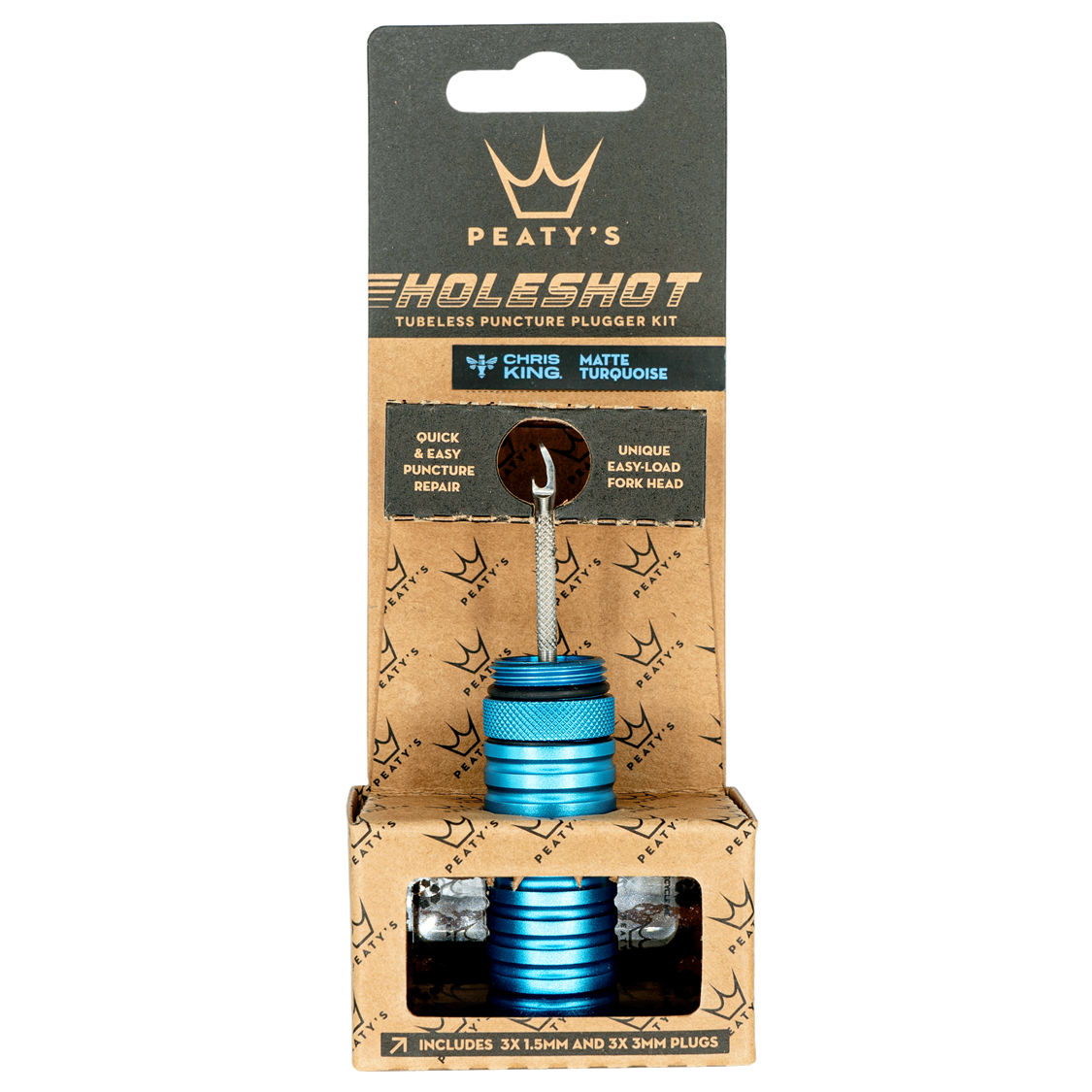 Peaty's Holeshot Tubeless Plugger Kit - Turquoise