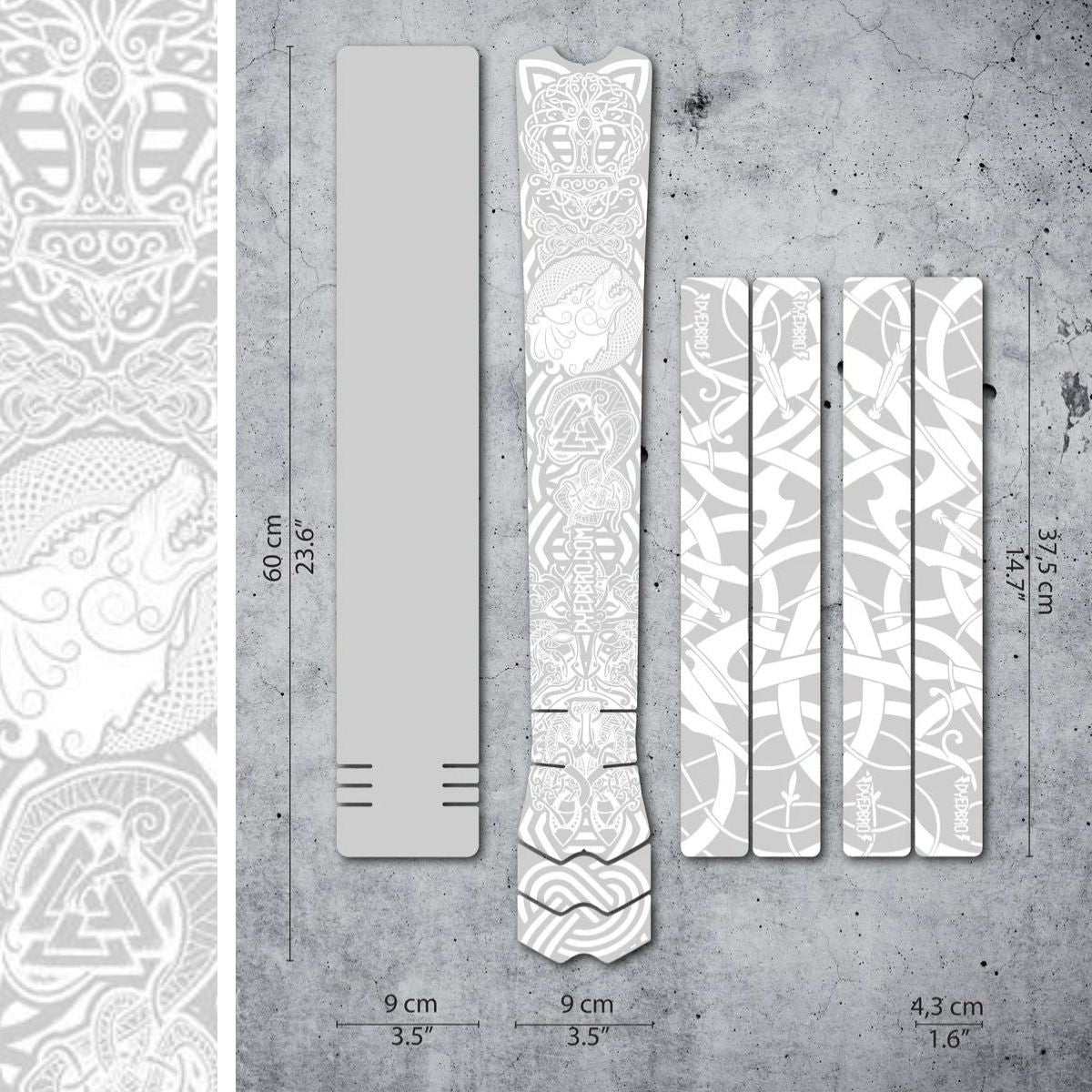 Dyedbro Mtb Frame Protection Viking Matte