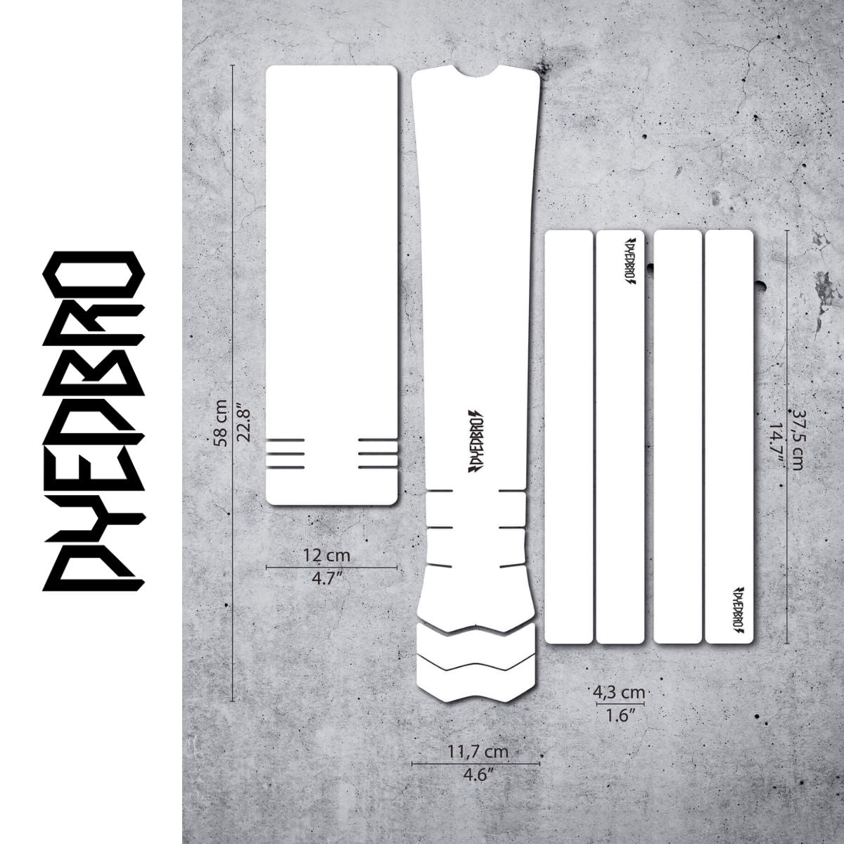 Dyedbro Ebike Frame Protection Clear Gloss