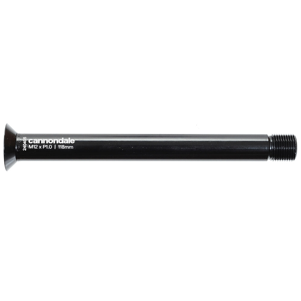 Cannondale Syntace Axle 100mm x 12mm, P1.0, 118mm Length, Black