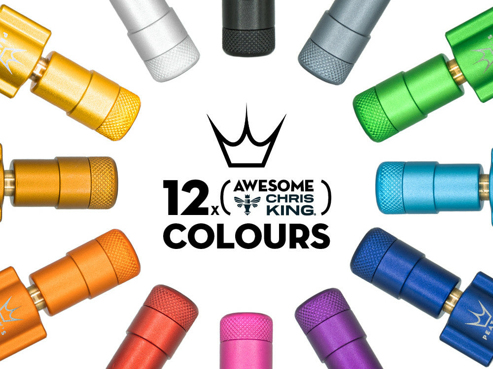 Peaty's Holeshot CO2 Tyre Inflator Head - colours