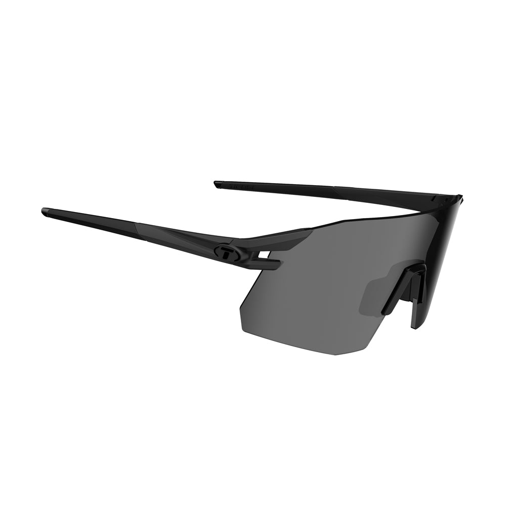 Tifosi Moab XC Sunglasses Blackout with Smoke, AC Red and Clear Lens
