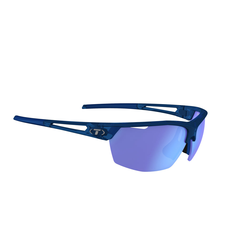 Tifosi Navar Sunglasses Midnight Vapor with Sky Blue Mirror Lens
