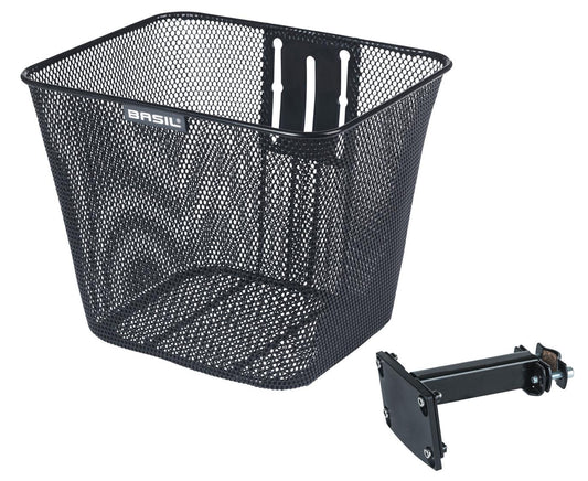 10235 Basil Bilbao front bicycle basket fixed moun