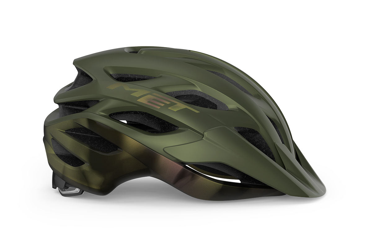MET Veleno MIPS Helmet Olive Iridescent 2