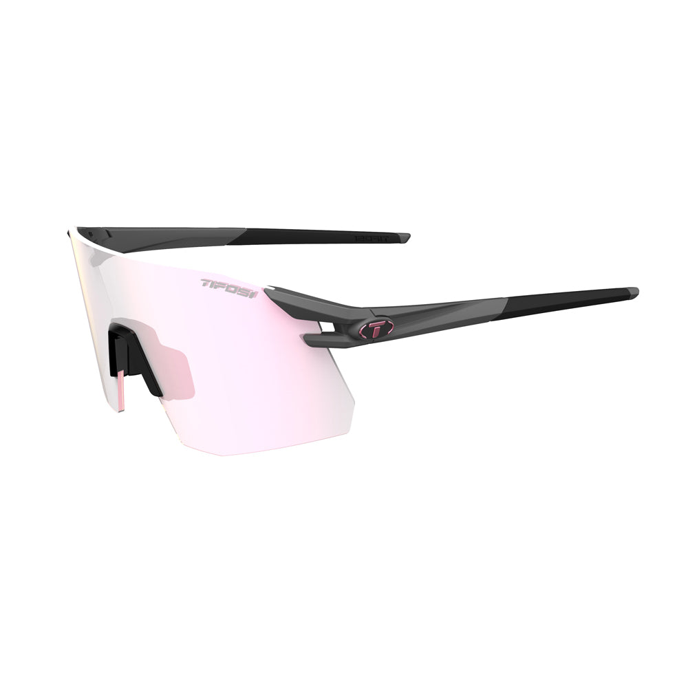 Tifosi Moab XC Sunglasses Matte Gunmetal with Clarion Pink Fototec Lens
