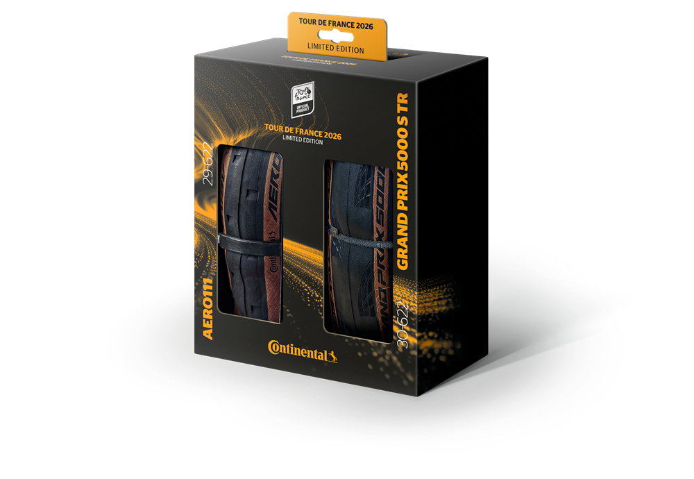 Continental 2026 Tour de France Limited Edition set Aero 111 & GP5000S TR transparent