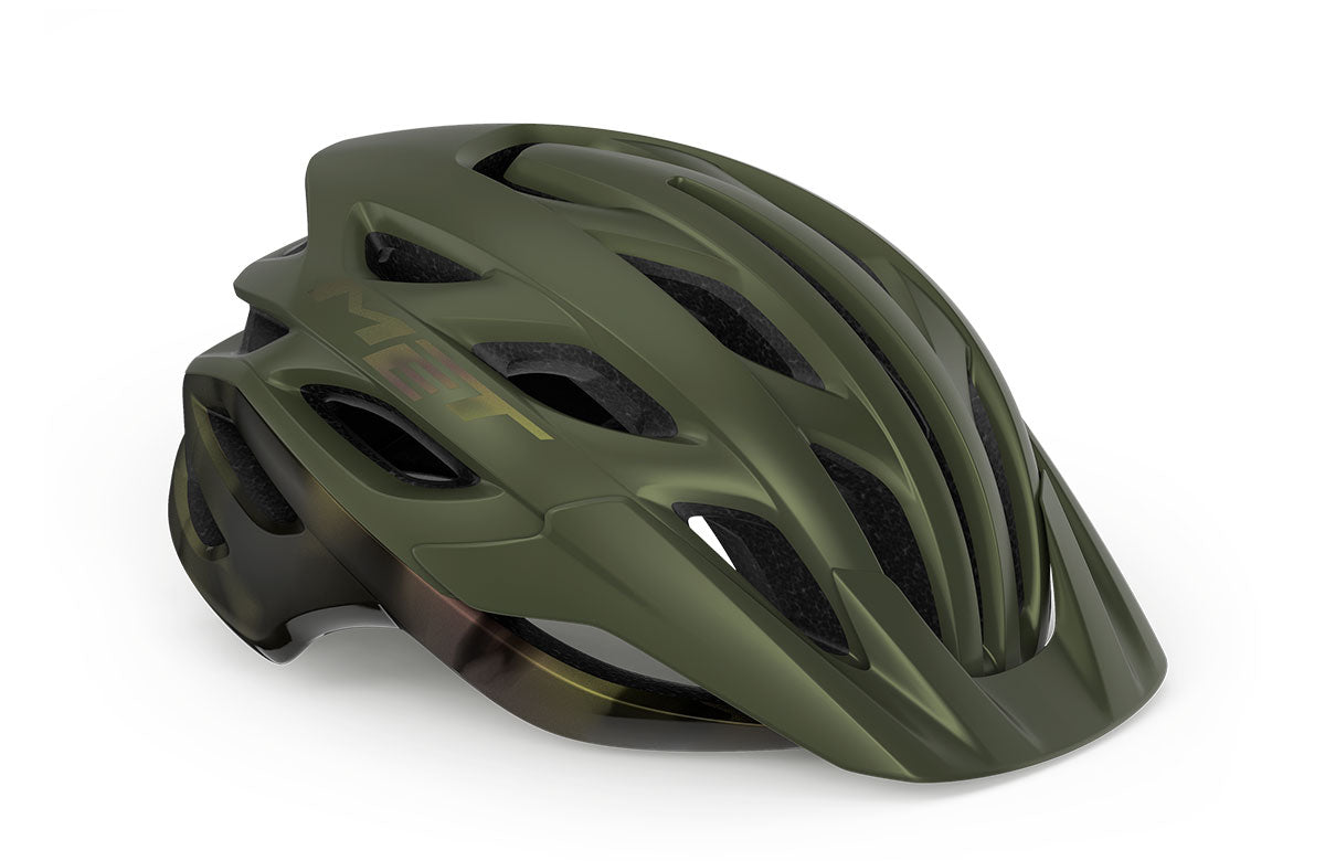 MET Veleno MIPS Helmet Olive Iridescent 1