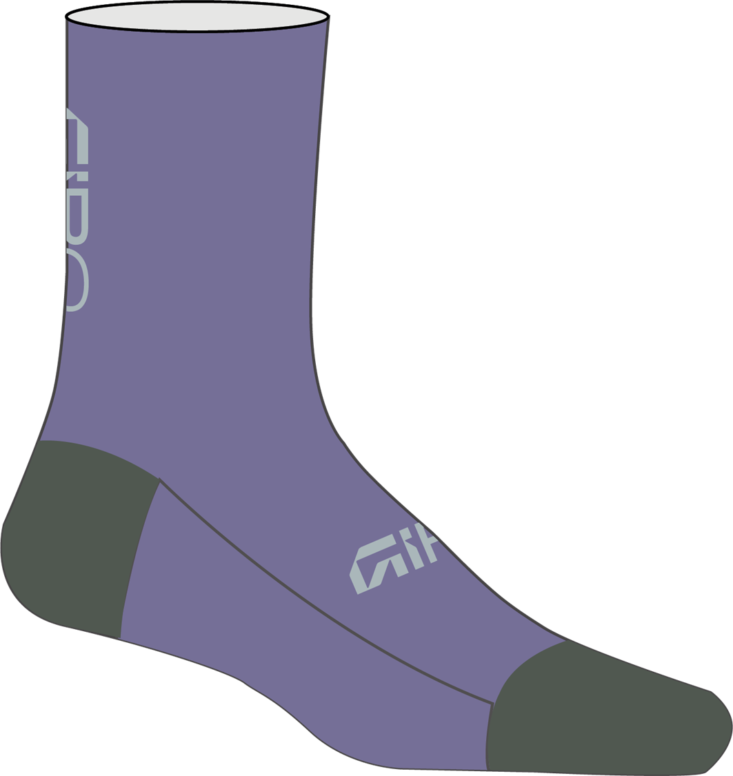 Giro Winter Merino Wool Socks Purple Haze