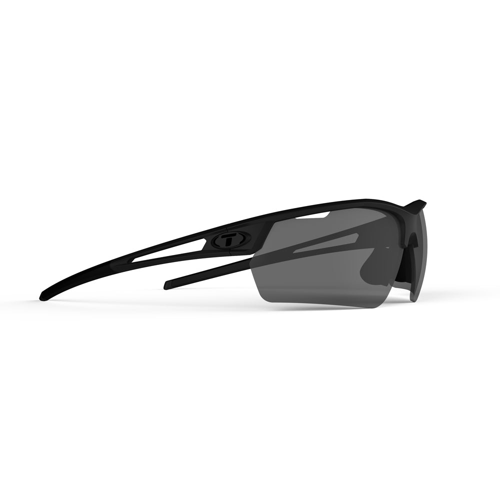 Tifosi Navar FC Sunglasses Blackout with Smoke no Mirror Lens
